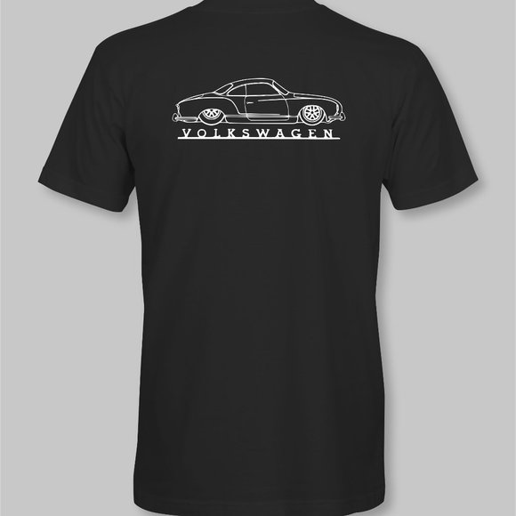 Volkswagen VW Karmann Ghia Retro T-Shirt - New - Picture 6 of 10